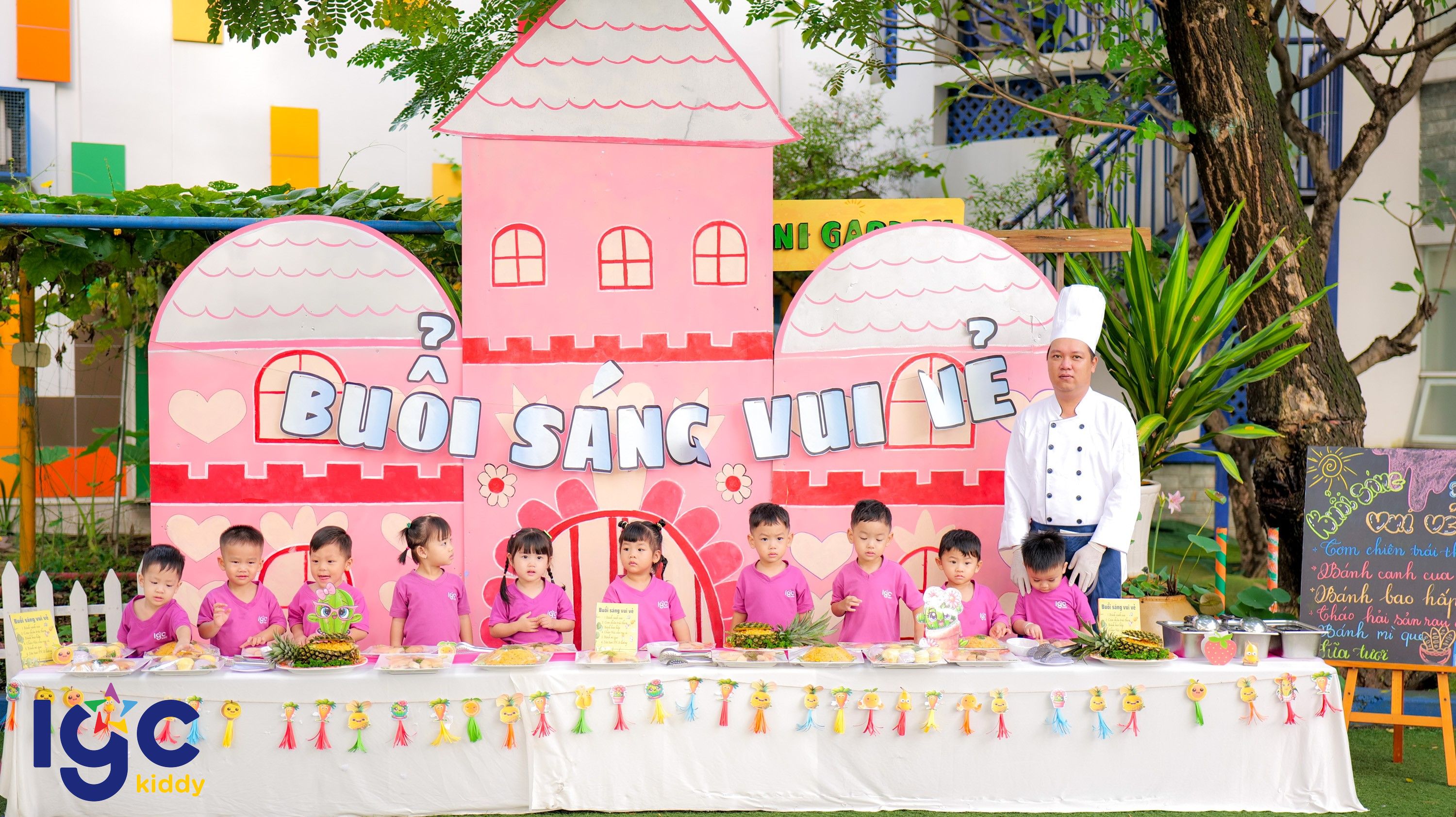 ​BUỔI SÁNG NGOÀI TRỜI TRÀN ĐẦY NĂNG LƯỢNG TẠI IGC KIDDY TRẢNG DÀI