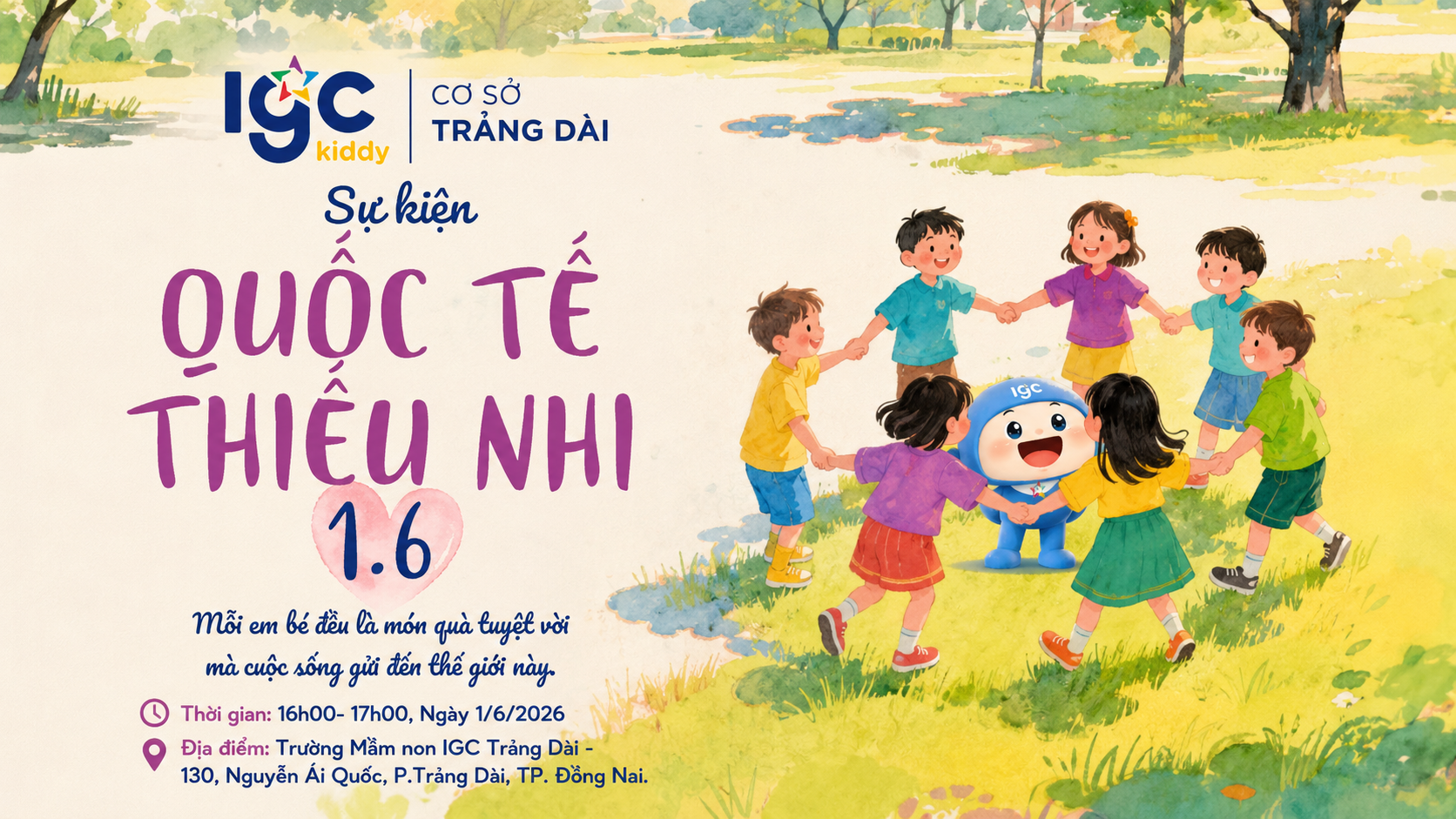 SỰ KIỆN CHÀO MỪNG NGÀY QUỐC TẾ THIẾU NHI 1/6