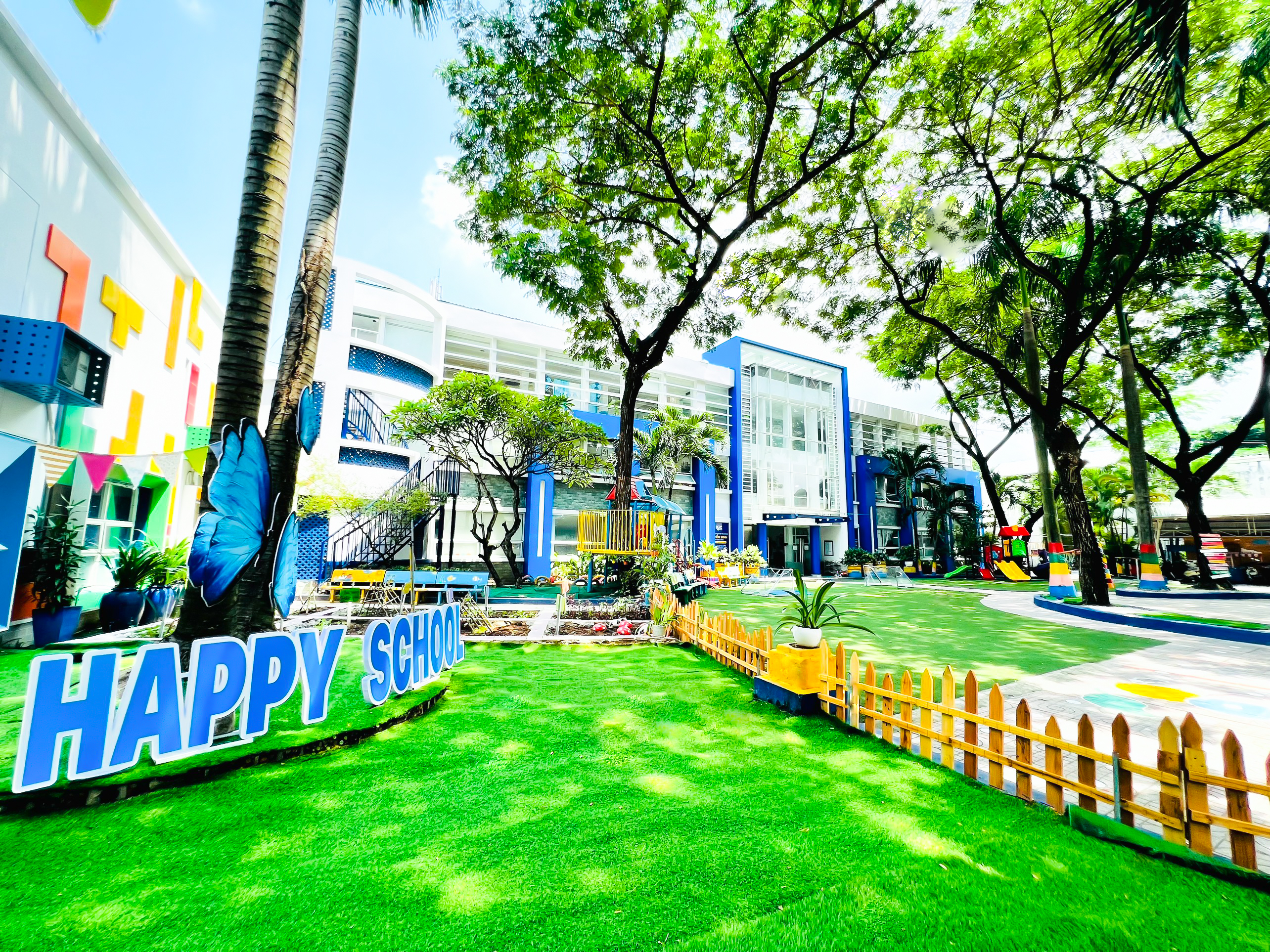 Cơ sở vật chất được đầu tư giúp trẻ có không gian phát triển