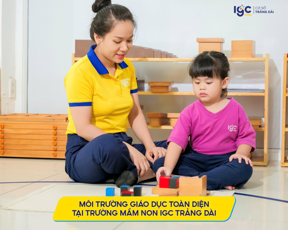 Môi trường giáo dục toàn diện tại Trường Mầm non IGC Trảng Dài