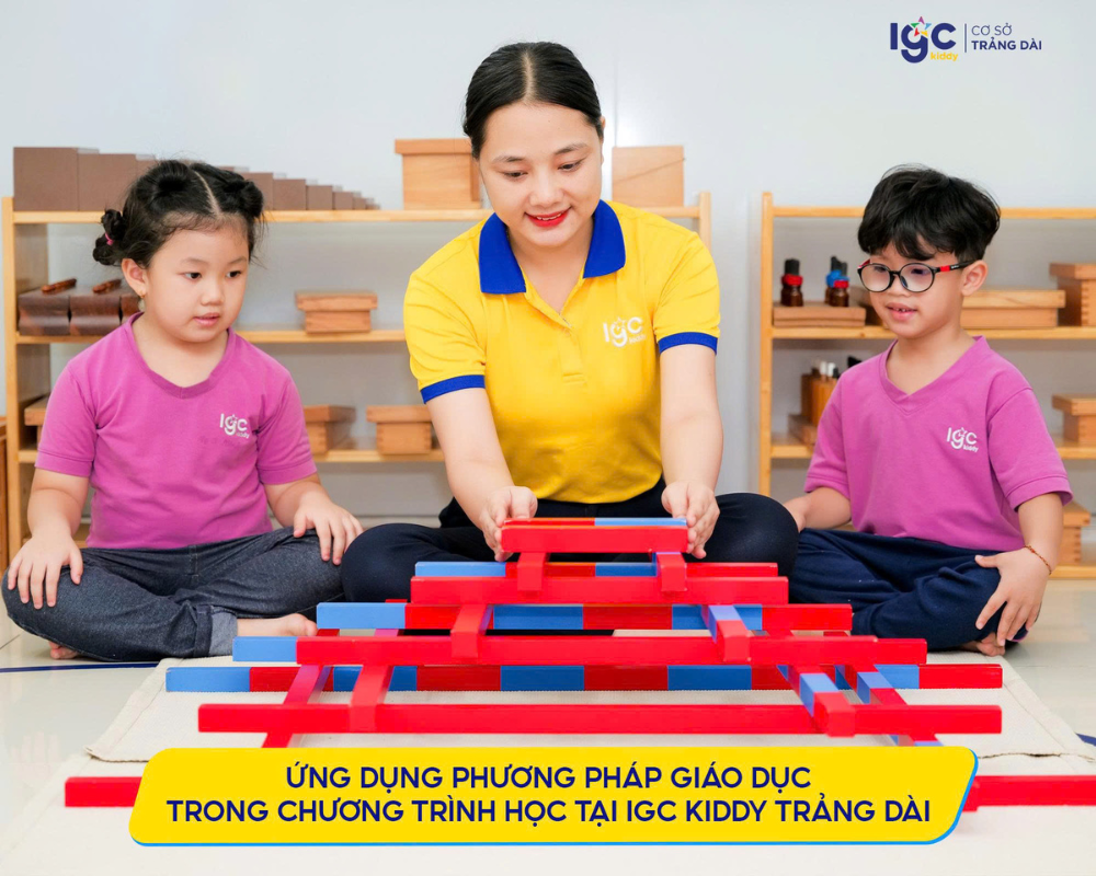 Ứng dụng phương pháp giáo dục trong chương trình học tại Trường Mầm non IGC Trảng Dài